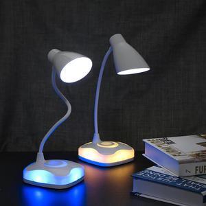 Control LED Desk Study Bedroom Lamp Table Lamp Flexible Adjustable Brightness 3 Levels USB Rechargeable Book Light