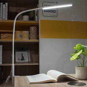 Arm Led Desk Lamp 10W Clip Flexible Table Lamp Adjustable Brightness&Color Eye Protection For Bedroom Reading Study Office