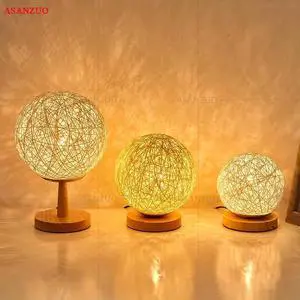 Desk lamp Bedside Table lamp US/EU Plug Dimmable Bedside lamp Bedroom Decoration Night light Creative Birthday Kids Gift