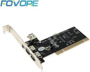 PCI to 1394 Adapter PCI 1394a 1394b fire wire 1394 ieee firewire ieee-1394  800 cable Adapter HD video capture card converter
