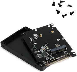 44PIN mSATA to 2.5" IDE HDD SSD mSATA to PATA Adapter Converter Card with Case 10*7*0.9cm