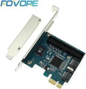 PCIe to 2 SATA 7pin  + IDE Controller Card Chipset  Jmicron JMB363