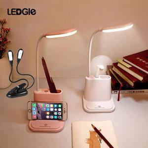 Touch Dimmable Lights Led Desk Lamp USB Rechargeable Table Lamps for Children Kids Reading  Study Bedside Bedroom Living Room