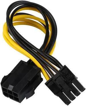 Adapter Cable 6-pin to 8-pin PCI Express Power Converter Cable for GPU Video Card PCIE PCI-E quality Adapter Cables 20j27 Adapter Cable 6-pin to 8-pin PCI Express Power Converter Cable for GPU Video Card PCIE PCI-E quality Adapter Cables 20j27