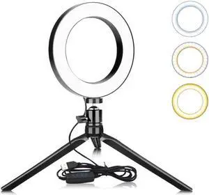 Ring Desk Lamp USB Port NEW Photography Selfie  Light Dimmable Table Desk Lamp for Bedside Read Study Luminaria De Mesa