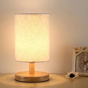 2019 NEW Bedside Lamp Night Light Warm White Bulb Gift Wood Table lamp Baby Sleeping Light Decoration Indoor Lighting#30