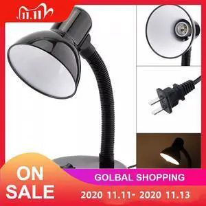 7W Vintage E27 LED Metal Iron Art Table Lamp Eye Protection Portable Office Study Learning Desk Lamp for Children Office Bedside