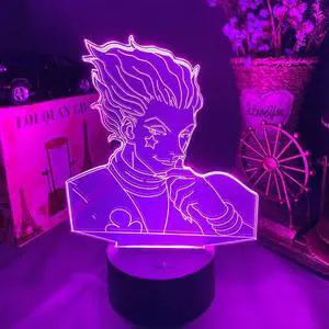 Light Nightime Child Gift LED Anime Lamp for Home with Sensor Bedroom Decor Manga hunter x hunter figurine 3D Nightlight