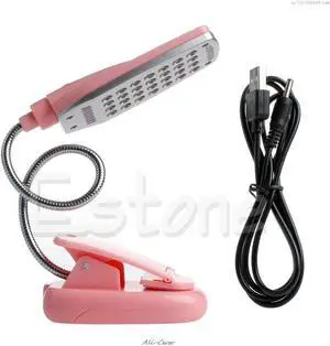 2021 New Reading light Flexible USB 28 LED Light Clip On Bed Table Desk Lamp Reading light