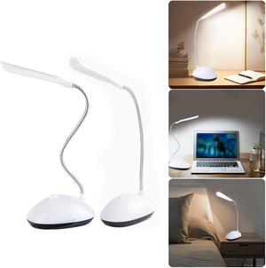 Eye Protection Reading Book Lights Dimmable Table Lamp 360 Degree Rotating Children Study Light Use 3*AAA Battery Powered
