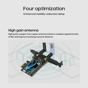 Band 3000Mbps Wifi 6  AX200 PCIe Wireless Wifi Adapter 2.4G/5Ghz Bluetooth 5.0 Chip AX200NGW 802.11Ac/Ax Wi-Fi Card
