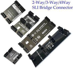 Card SLI Bridge PCI-E Graphics Connector 2 way Soft 3way 4way Hard Bridge Card for Video Graphics Card