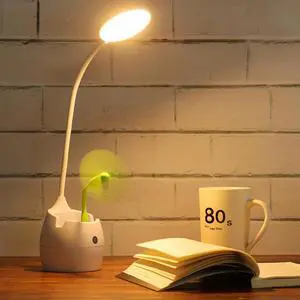 2000mAh Rechargeable Table Lamp Storage Pen Hoder Lamps Table 20pcs Led Touch Table Lamp USB Hose Student Led Desk Lamp New