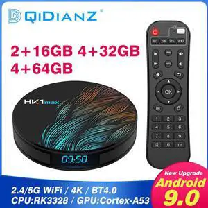 Android 9.0 Smart TV Box 4GB RAM 64GB ROM 32GB RK3318 android tv smart tv android box VS X96  MINI h96 max t95 x96 mini