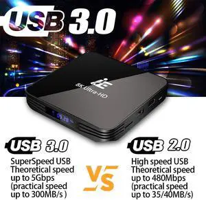 9.0 8K TV BOX Bluetooth 4.11000M 2.4Gand5G wifi Amlogic S905X3 Youtube 4GB  64GB 1080P H.265 4K Media player Set top box