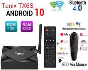 TX6S android 10 TV Box H616 4g 32g/64g with 2.4g&5g wifi,BT,optional g10 voice air mouse 2g 8g 2.4g wifi no BT 100m lan