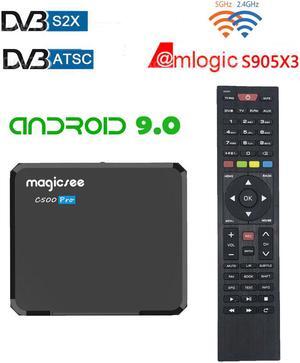 c500 Pro s905x3 Android Tv Box Digital Satellite Receiver DVB-S2X/ATSC DVB Android 4k tvbox For Mexico / USA / Canada