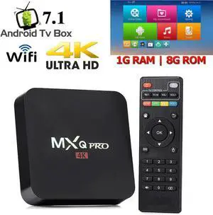 PRO RK3228A TV Box Android 7.1  2GB 16GB 4K 2.4GHz WiFi Google Play Youtube Media Player 1GB 8GB Smart Set Top Box