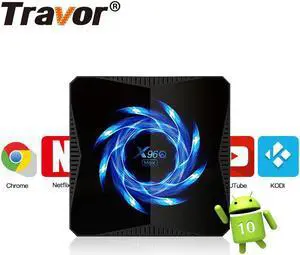 tv box X96Q max Android 10.0 set top box 2.4G/5GHz Wifi BT 100M  4K Smart tvbox 4GB 64GB Smart Media Player Set-top box