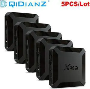 Price 5PCS X96Q TV Box Android 10.0 Allwinner H313 Quad Core 4K 2.4G Wifi Netflix Youtube Android 10 Set Top Box