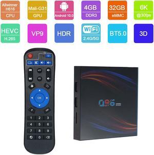 2020 Q96HERO Smart TV Box Android 10.0 4K H.265 VP9 4GB / 32GB Youtube Google PK X96Q T95 H96 MAX Android TV Set top box
