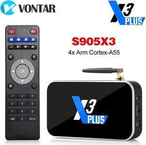 X3 Pro Android 9.0 TV Box  X3 Plus 4GB 32GB Amlogic S905X3 64GB 2.4G/5G WiFi 1000M 4K X3 Cube 2GB 16GB Set Top TVBox