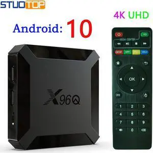X96 Q mini Android 10.0 Smart tv box 4K Allwinner H313 1gb 8gb 16gb Quad-core media player
