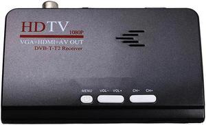 Tv Box Us Plug 1080P Hd Dvb-T2/T Tv Box Hdmi Usb Vga Av Tuner Receiver Digital Set-Top Box-Eu Plug