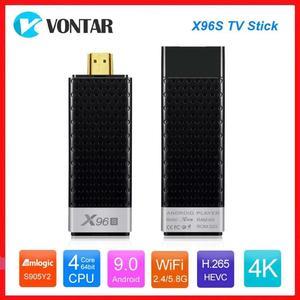 Stick Android 9.0  Box X96S Amlogic S905Y2 4GB RAM 32GB 5G WiFi BT 4.2  Dongle X96 Mini PC Smart 4K Media Player