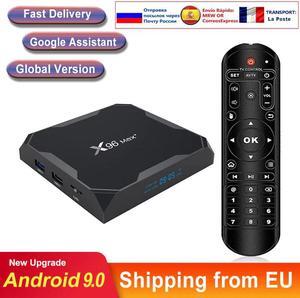 Max plus Smart tv box Android 9.0 2.4G/5G Wifi S905X3 Quad Core 8K Netflix Player max  Android tv Set Top Box