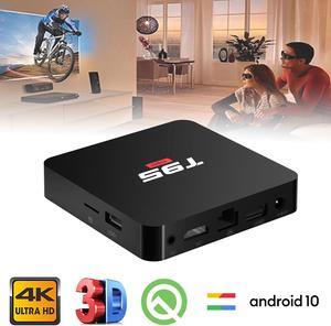 T95 Android 10.0 TV Box 2GB 16GB Infra Remote Control 4K HD Movie Audio Player Youtube 3D  Google Store Wifi Set Top Box