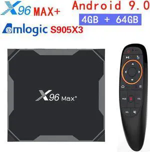 + Smart TV BOX Android 9.0 Amlogic S905X3 LPDDR3 Quad Core 4GB 32GB 64GB 2.4G&5GHz Wifi BT 1000M 4K Set top box X96 Max X3