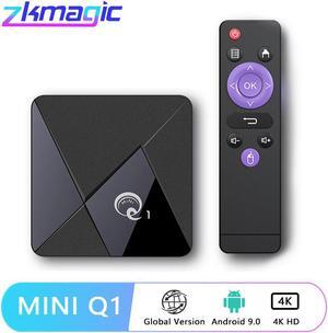 9.0 Q1 MINI Smart TV Box 4K Ultra HD 2.4GHz WIFI Rockchip RK3328 Quad Core Youtube 2GB 16GB Google Play  TV Box