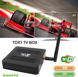 Android 9.0 4+32GB Smart TV Set-Top Box Quad-Core WiFi 4K Media Player