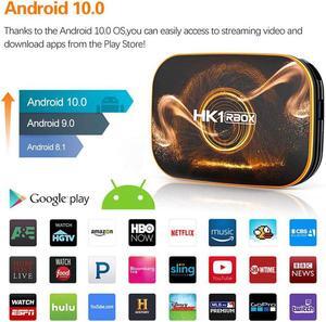 128GB Android 10 TV Box Hk1 Max 4k TVbox Smart TV BOX Rockchip 60fps USB3.0 Google PlayStore Youtube Set top android tv box