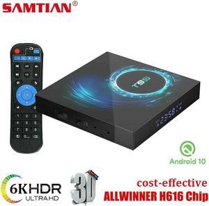 Android 10.0 TV Box Set Top Box 2.4G H616 Quad Core Wifi Smart tvbox 4GB 32GB 64GB HD 6K Smart Media Player Set-top box