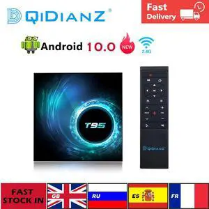Android 10.0 T95 Smart TV Box 6K H616 Quad Core Media player Play Store  App Fast Set top BOX PK X96Air HK1MAX H96