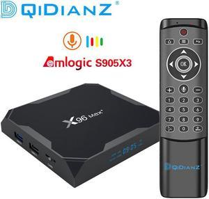 Z X96max Plus Android 9.0 Smart TV BOX Amlogic S905X3 Quad Core 2.4G&5G wifi BT X96 max Multimedia Set top box