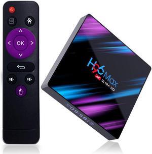 9.0 TV Box H96 Max RK3318 Quad Core 4GB 64GB Set-Top Box UHD 4K VP9 H.265 2.4G/5G Dual WiFi Bluetooth 4.0 Smart TV Box