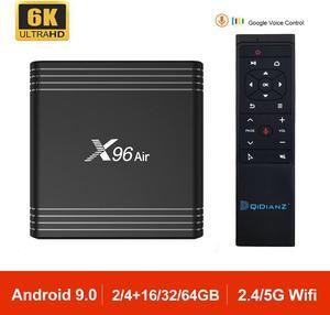 AIR Amlogic S905X3 Quad Core Android 9.0 TV BOX 2.4G/5G Wifi BT Google Voice 8K Media Player Smart Mini Set Top Box air