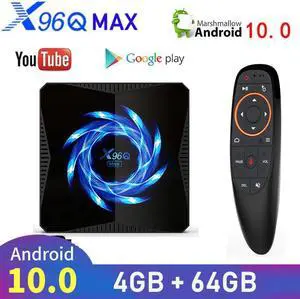 2020 NEW X96Q MAX Smart TV Box Android 10.0 4GB 64GB 32GB Allwinner H616 Quad Core 1080P H.265 4K 2.4&5G Wifi TVBOX Set top box