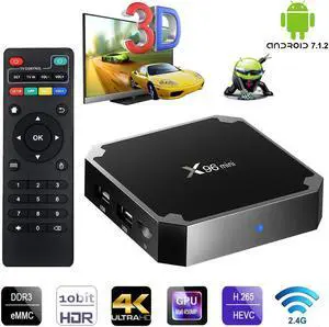 Amlogic S905W Quad Core 2GB 16GB Android 9.0 TV Box 2.4G Wifi 4K Support Youtube Netflix X96 mini smart tv Set-Top box