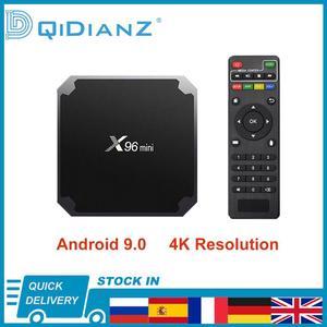 Android 9,0 4K Smart TV BOX 1080P Quad Core X96 mini TV BOX Amlogic S905W 2,4G Wireless WIFI multimedia Player