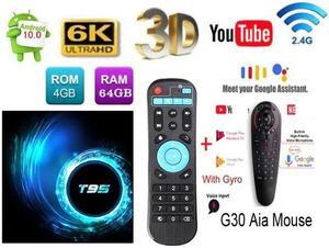 h616 TV Box Android 10.0 with 2.4g wifi 100m lan Allwinner Quad Core optional g30 voice air mouse 6K tv Media player