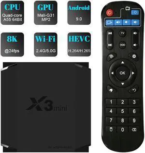 mini Android 9.0 Smart TV Box 2.4G 5G Dual-band Wifi Amlogic S905 Quad Core 8K Decoding UHD 4K 60fps Media Player mini