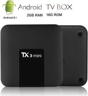 TX3 Mini Android 8.1 TV Box Smart TV H.265 IP TV 4K Set Top Box TV BOX Media Player Amlogic S905W 2G 16G Tanix TX3 Box
