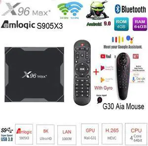 max plus S905X3 Smart TV Box 8k Android9.0 Amlogic spain stock optional 2.4G&5.0G WIIF BT4.0 1000M g30/mx3 voice air mouse max plus S905X3 Smart TV Box 8k Android9.0 Amlogic spain stock optional 2.4G&5.0G WIIF BT4.0 1000M g30/mx3 voice air mouse