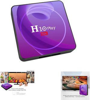 Play Wifi TV Box 6K HD Quad Core 64-Bit Android 9.0 Media Box Multiple Language Media Support Set Top Box
