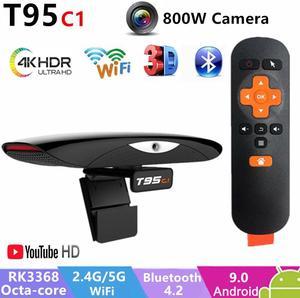 2G 16GB 800W pixel Camera TV BOX Android 9.0 Smart TVBOX Octa Core 2.4&5G Wifi BT4.2 Support 1080P 4K Youtube Media Player