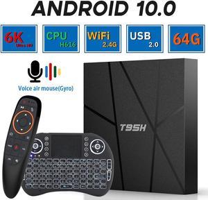 H616 Android 10 TV BOX T95H Youtube Media player 4k 3D Voice Assistant 2.4GWiFi Android TV Set top box